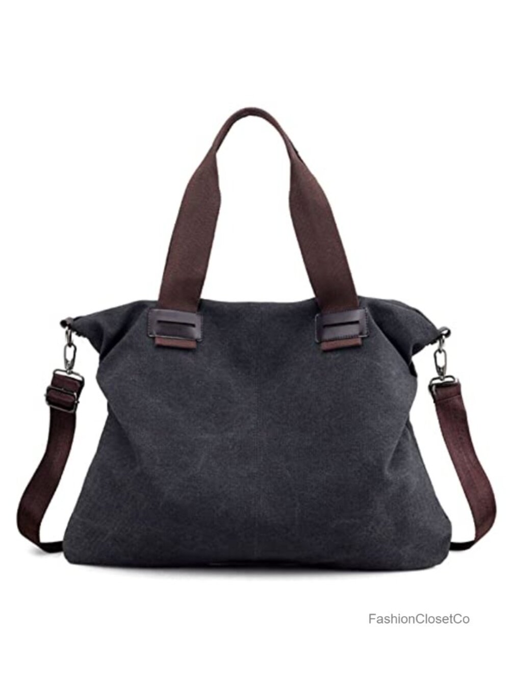 Canvas Tote Bag Women Shoulder Crossbody Purses Work Travel Handbag Hobo